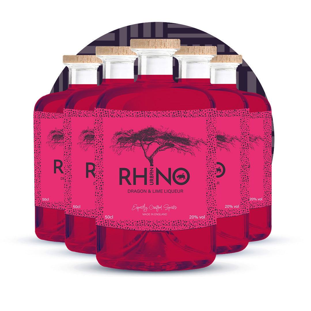 6 bottle case pack of Dragon and lime Liqueur