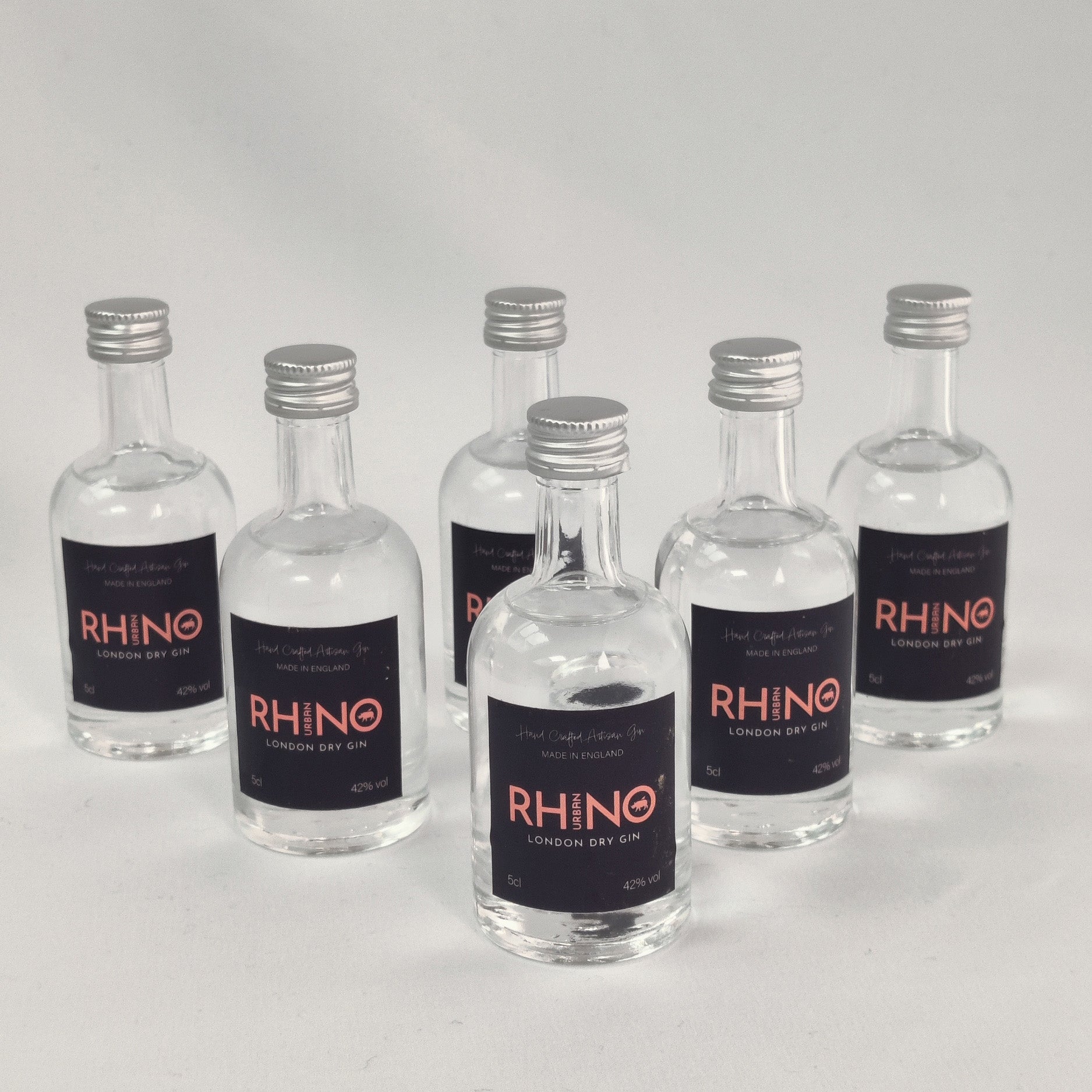 Urban Rhino 5cl Gin Bottles