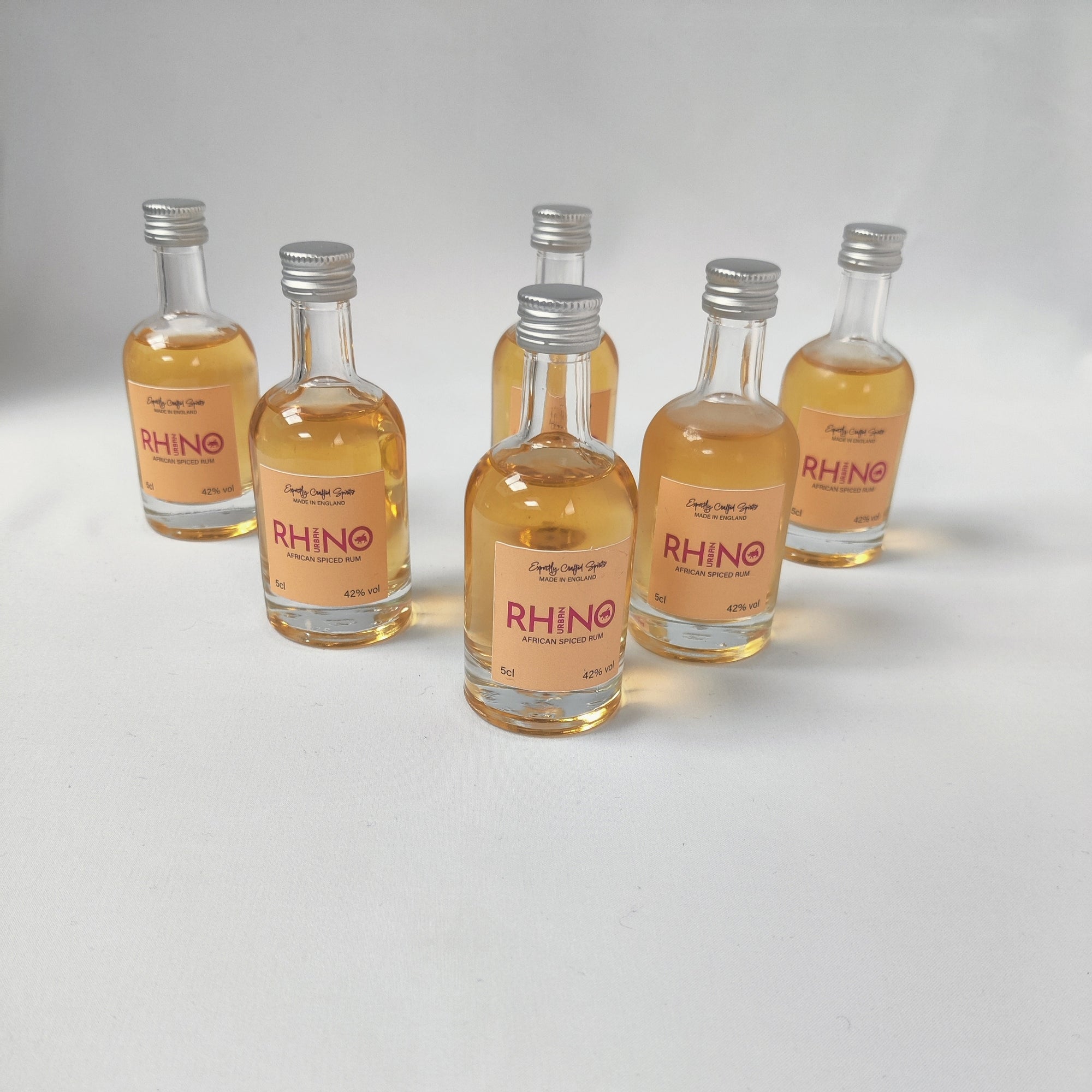 Urban Rhino 5cl Rum Bottles