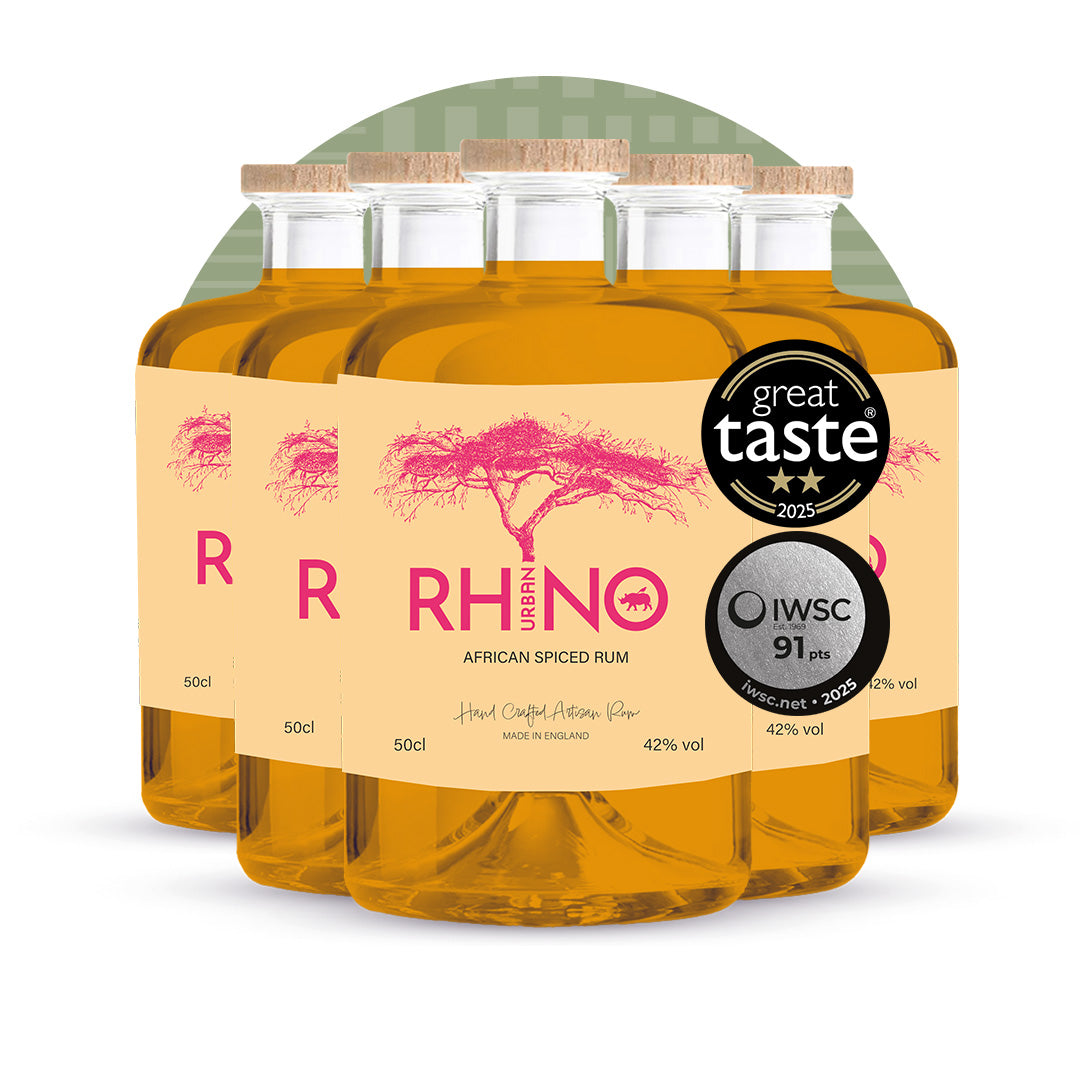 Case pack of Urban Rhino African Spiced Rum