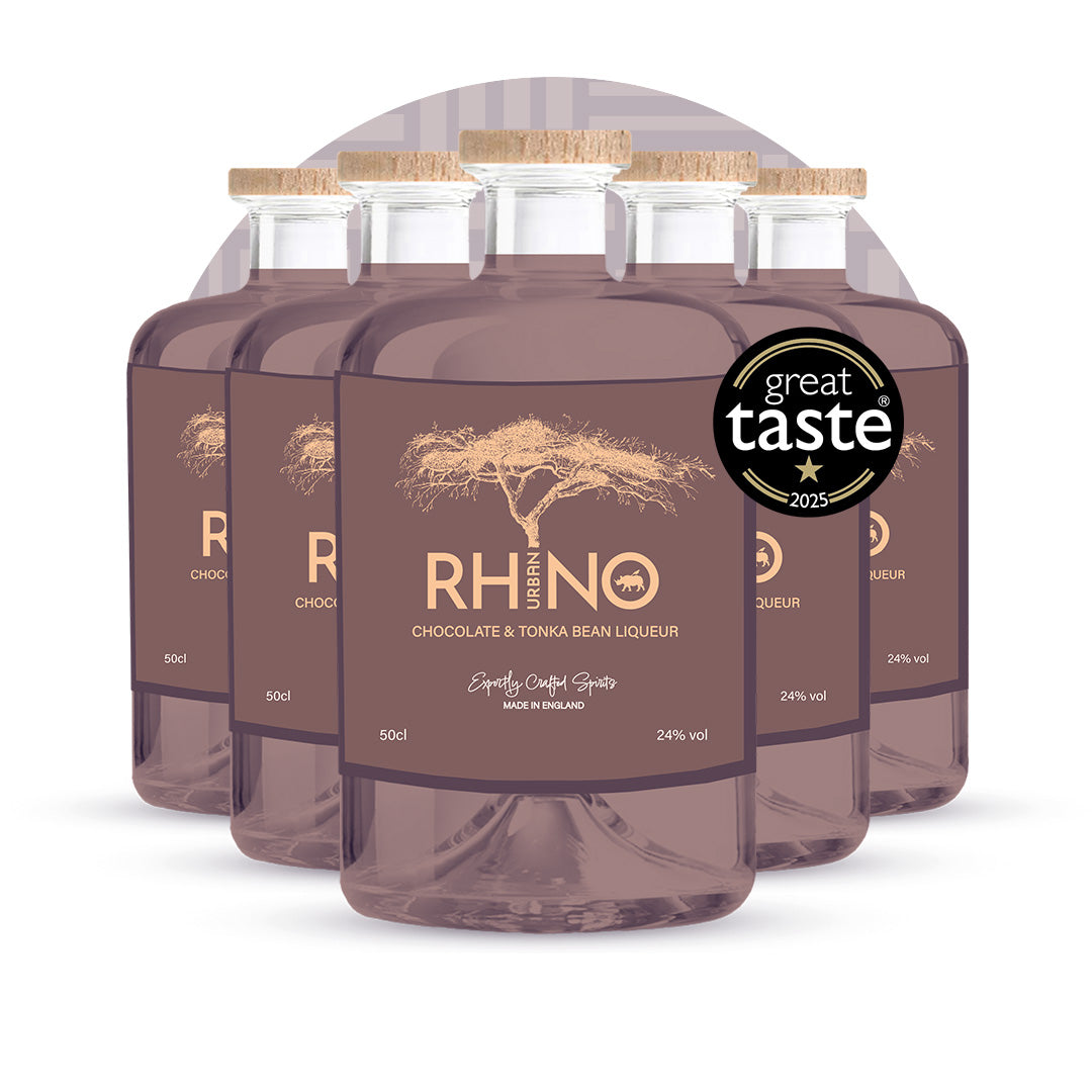 6 bottle case pack of 50cl Chocolate and Tonka Bean Rum Liqueur