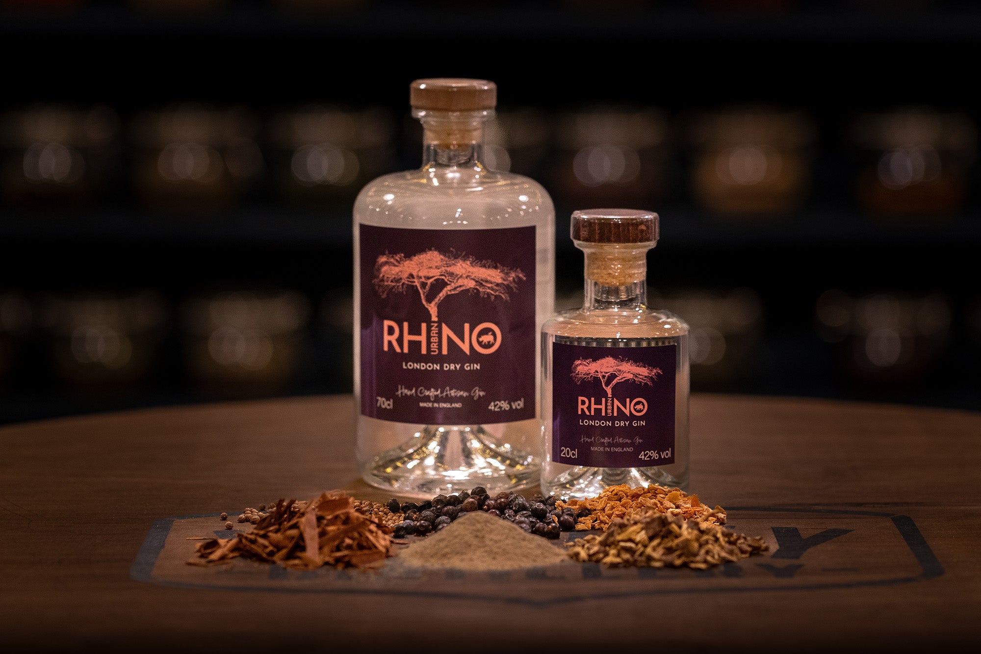 Sip Gin and Save Rhinos. Rhino Gin and its botanicals.